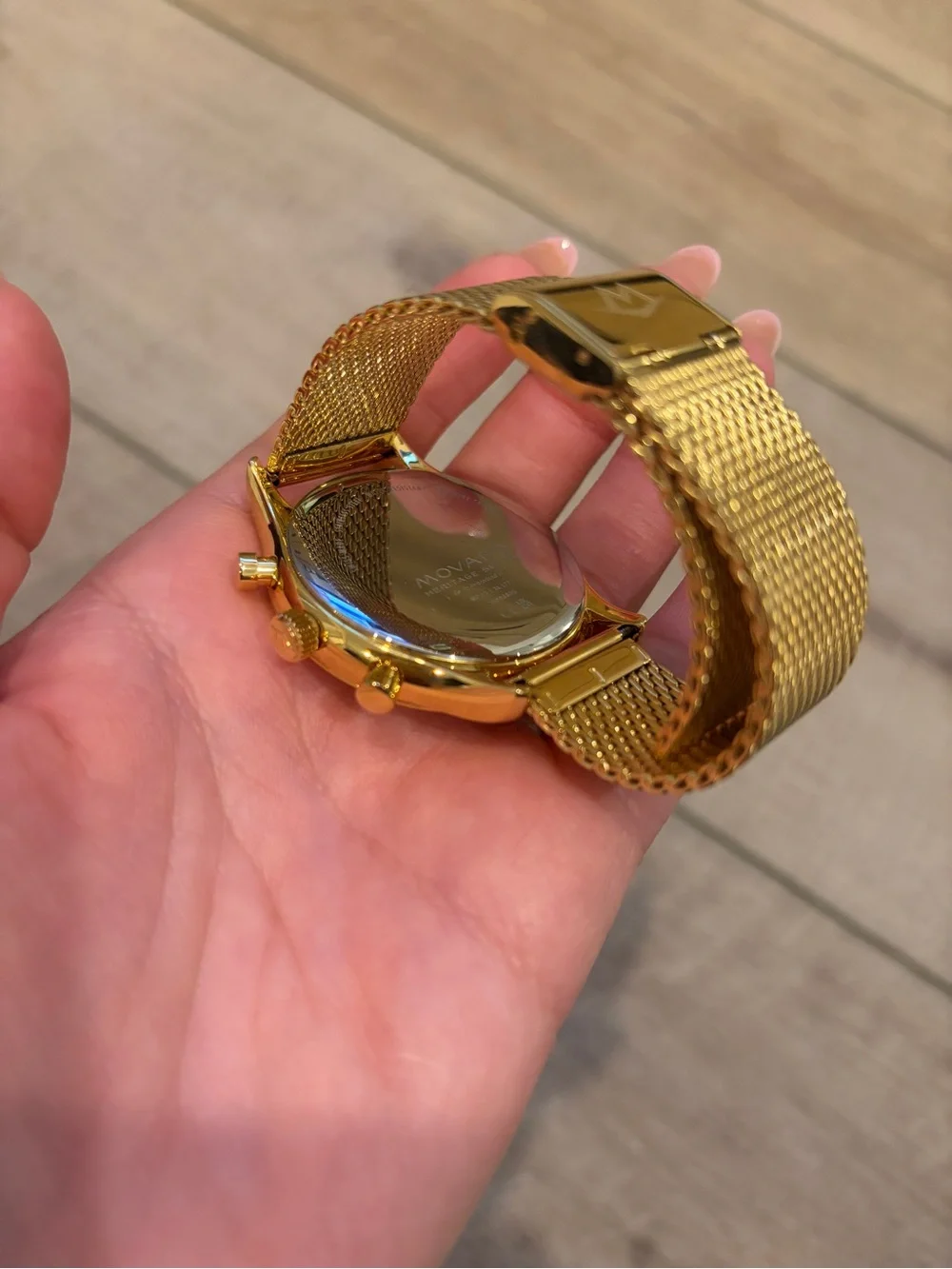 Movado heritage Circa Gold-Tone Men's Chronograph Watch